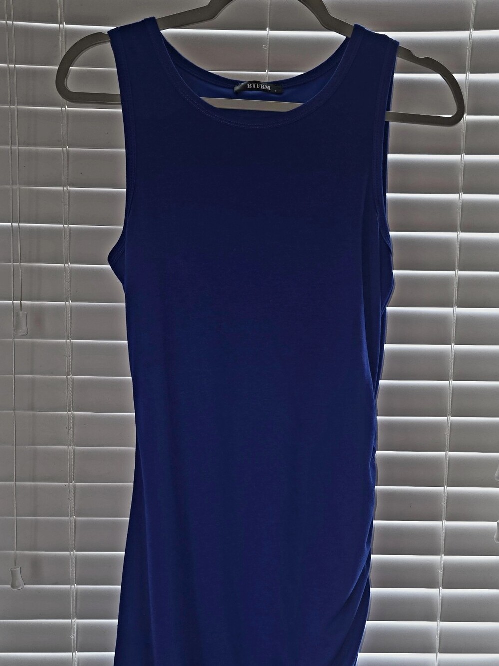 Sleeveless Royal Blue Midi Dress Size Small
